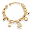 bracelet arbre de vie or