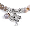 bracelet arbre de vie perle labradorite spectrolite
