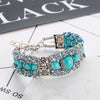 bracelet cristaux pierre turquoise