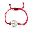bracelet arbre de vie rouge