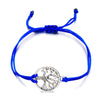 bracelet arbre de vie bleu