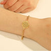bracelet fleur de vie or