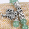 bracelet arbre de vie perle aventurine verte