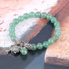 bracelet arbre de vie perle aventurine verte