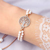 bracelet perle arbre de vie argent
