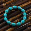 bracelet mala tibetain pierre turquoise