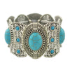 bracelet elastique pierre turquoise