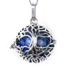 collier pendentif arbre de vie perle lapis lazuli