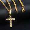 collier pendentif croix chretienne catholique or