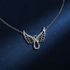 collier pendentif ailes d'ange archange argent