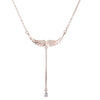 collier pendentif ailes d'ange or rose