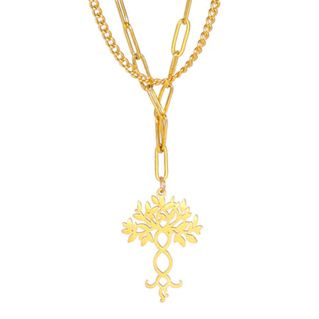 collier pendentif arbre de vie or