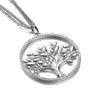 grand collier pendentif arbre de vie argent