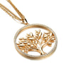 grand collier pendentif arbre de vie or