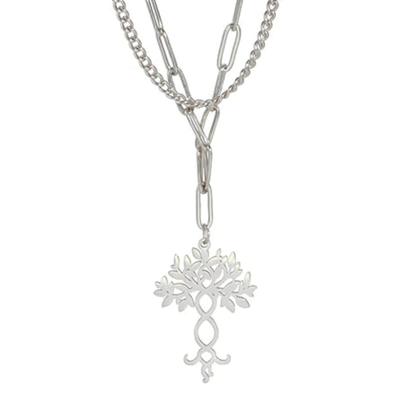 collier pendentif arbre de vie argent