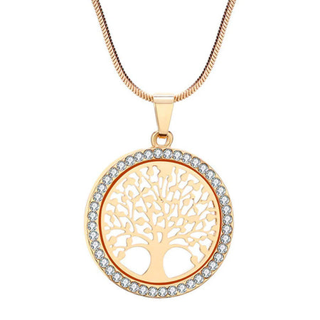 collier pendentif arbre de vie or