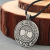 collier pendentif arbre de vie runes argent