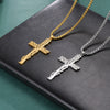 collier pendentif croix chretienne catholique arbre de vie