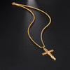collier pendentif croix chretienne catholique arbre de vie or