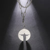 collier pendentif jesus argent