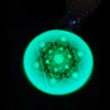 collier pendentif cube de metatron fluorescent