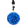 collier pendentif cube de metatron orgonite bleue