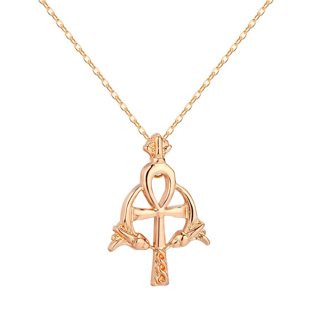 collier pendentif croix de vie ankh or