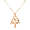 collier pendentif croix de vie ankh or