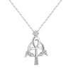 collier pendentif croix de vie ankh argent