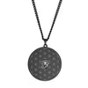 collier pendentif fleur de vie oeil d'horus noir