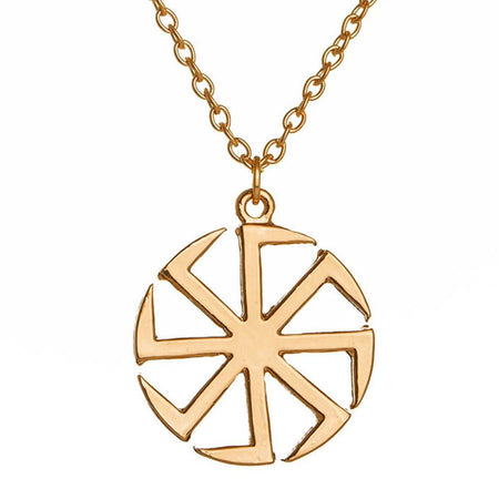 collier pendentif kolovrat slave or