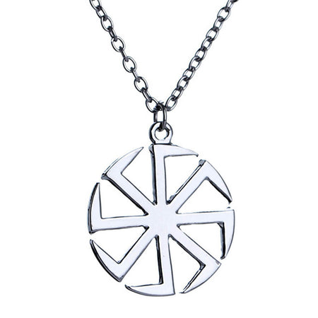 collier pendentif kolovrat slave argent