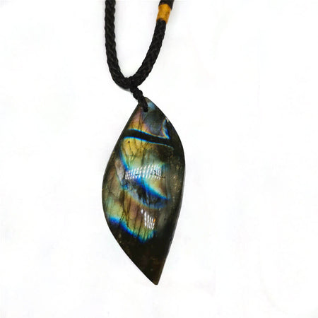 collier pendentif labradorite spectrolite