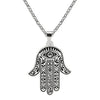 collier pendentif main de fatma khamsa amulette argent