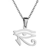 collier pendentif oeil horus oudjat egyptien argent