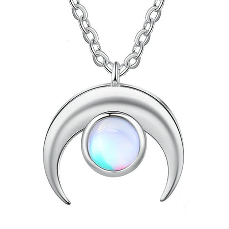 collier pendentif pierre de lune