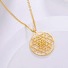 collier pendentif sri yantra or