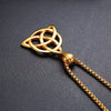 collier pendentif triquetra celte