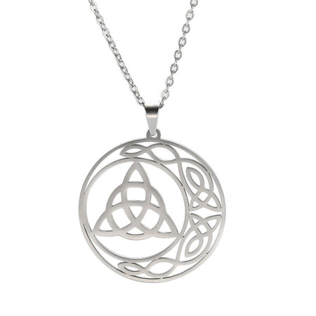 collier pendentif triquetra celte argent