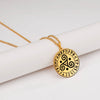 collier pendentif triskel celte breton runes viking or