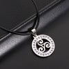 collier pendentif triskel celtique cristaux argent