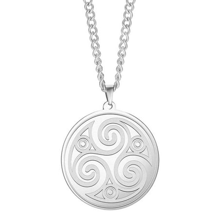 collier pendentif triskel argent