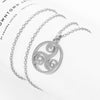 collier pendentif triskel celte breton argent