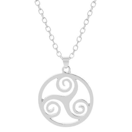 collier pendentif triskel celte breton argent