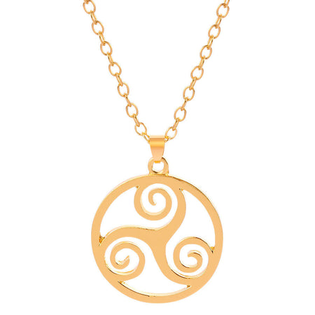 collier pendentif triskel celte breton or