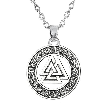 collier pendentif valknut viking