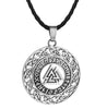 collier pendentif valknut rune viking argent