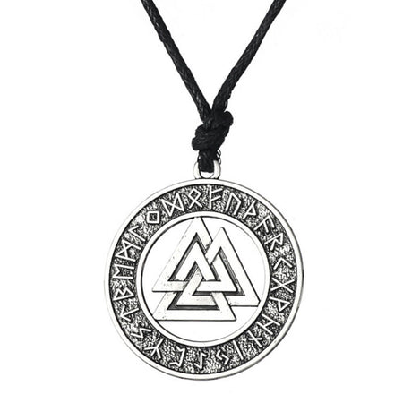 collier pendentif valknut viking