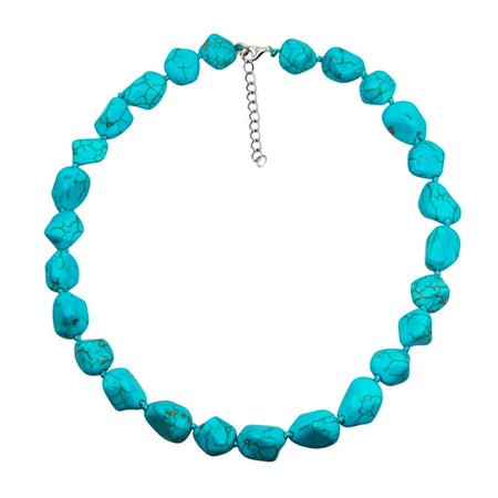 collier pierre turquoise