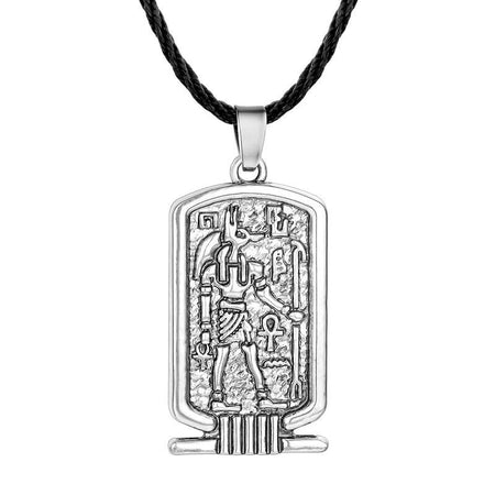 collier pendentif horus argent